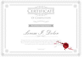 Certificado vector