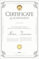 Certificate vector