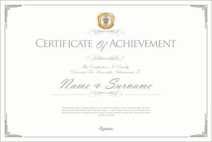 Certificate vector