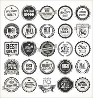 Retro vintage badges and labels  vector