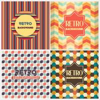 Old retro Vintage style background Design Template vector