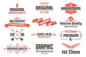 Vintage Retro Vector Logo para banner