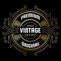 Vintage flyer background Design Template vector