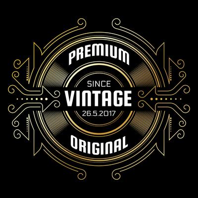 Vintage flyer background Design Template