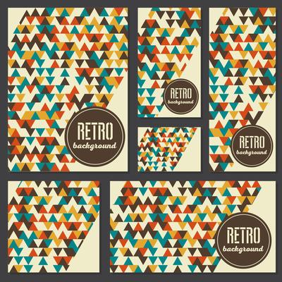 Old retro Vintage style background Design Template