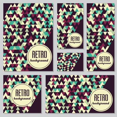 Old retro Vintage style background Design Template