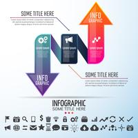 Plantilla de diseño de infografías vector