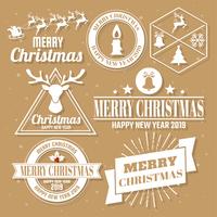 Christmas Vector Logo for banner