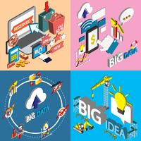 illustration of info graphic business set concept vector