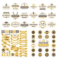 Vintage Retro Vector Logo para banner