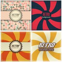 Old retro Vintage style background Design Template vector