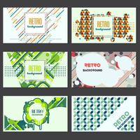 Old retro Vintage style background Design Template vector