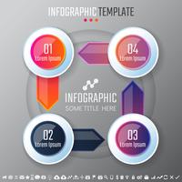 Plantilla de diseño de infografías vector