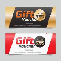 Gift Voucher Vector background for banner