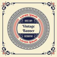 Vintage flyer background Design Template vector