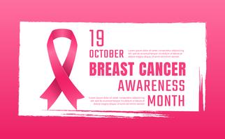 Breast Cancer awareness Vector background