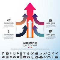 Arrow Infographics Design Template vector