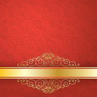 Gold background flyer style Design Template vector