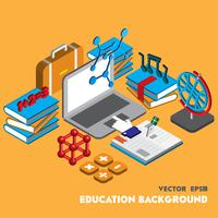 illustration of info graphic education set concept vector