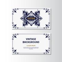 Vintage flyer background Design Template vector