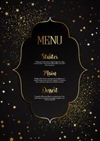 Elegant menu design  vector