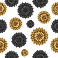 Seamless Flower pattern Vector background