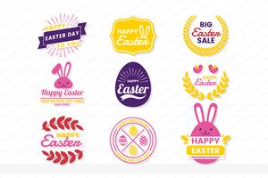 Pascua Retro Vintage Vector Label