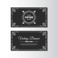 Vintage flyer background Design Template vector