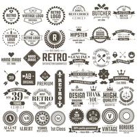 Vintage Retro Vector Logo for banner