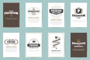 Vintage Retro Vector Logo for banner