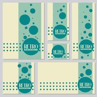 Old retro Vintage style background Design Template vector