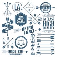 Vintage Retro Vector Logo for banner