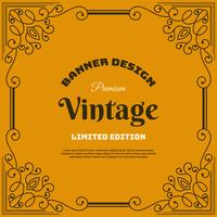 Vintage background lable style Design Template vector