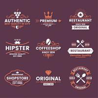 Vintage Retro Vector Logo for banner