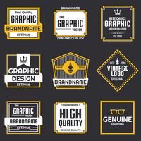 Vintage Retro Vector Logo para banner