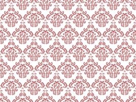 Damask vintage seamless patterns. vector