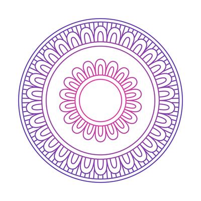 Mandala ornament vector image