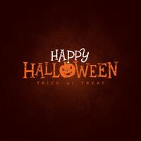 Ilustración de banner de halloween feliz