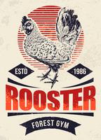 Fighting Rooster Design vector