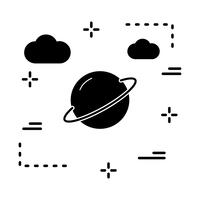 icono de vector planeta