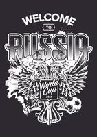 Welcome to Russia Art vector