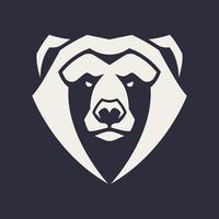 Bear Mascot Vector Icon