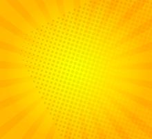 Sunburst on yellow background. vector