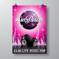 Party Flyer Design  vector