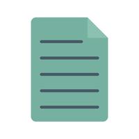 Documents flat multi color icon vector