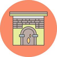 vector fire work icon