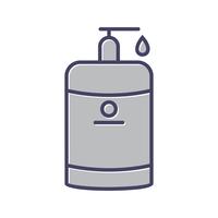 Lotion line filled icon vector