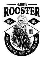 Fighting Rooster Design vector