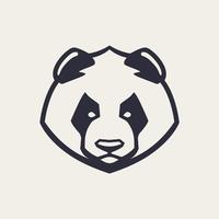 Panda Mascot Vector Icon