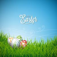 Happy Easter holiday Illustration 